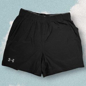 Black UNDER ARMOUR running shorts